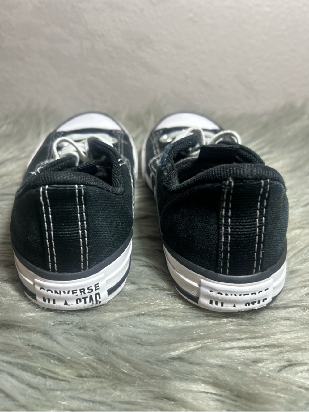 Converse Chuck Taylor Slip On Youth Black and White Size 12 - Picture 6 of 8